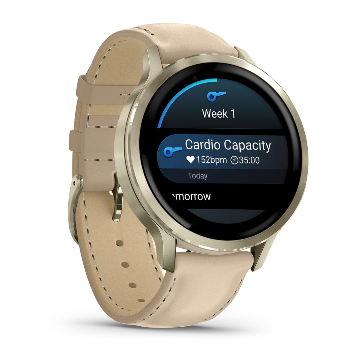 Garmin Venu 4 41mm Lunar Gold Stainless Steel Watch 010-03013-03 - Michael Jones Jeweller