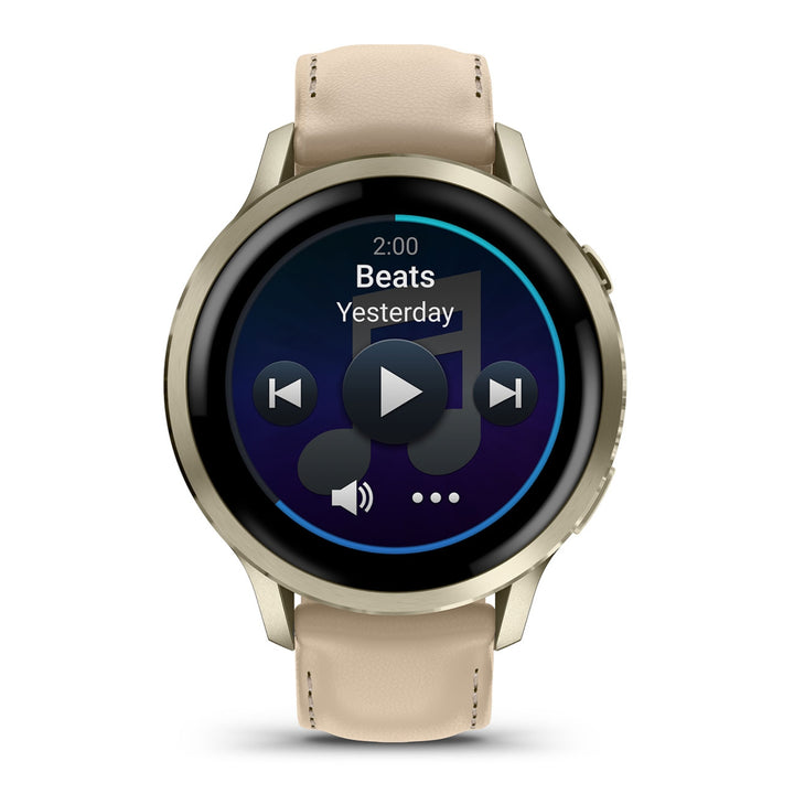 Garmin Venu 4 41mm Lunar Gold Stainless Steel Watch 010-03013-03