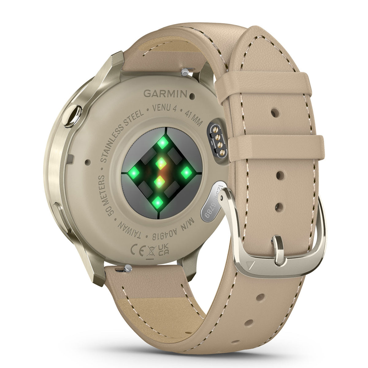Garmin Venu 4 41mm Lunar Gold Stainless Steel Watch 010-03013-03 - Michael Jones Jeweller