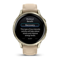 Garmin Venu 4 41mm Lunar Gold Stainless Steel Watch 010-03013-03