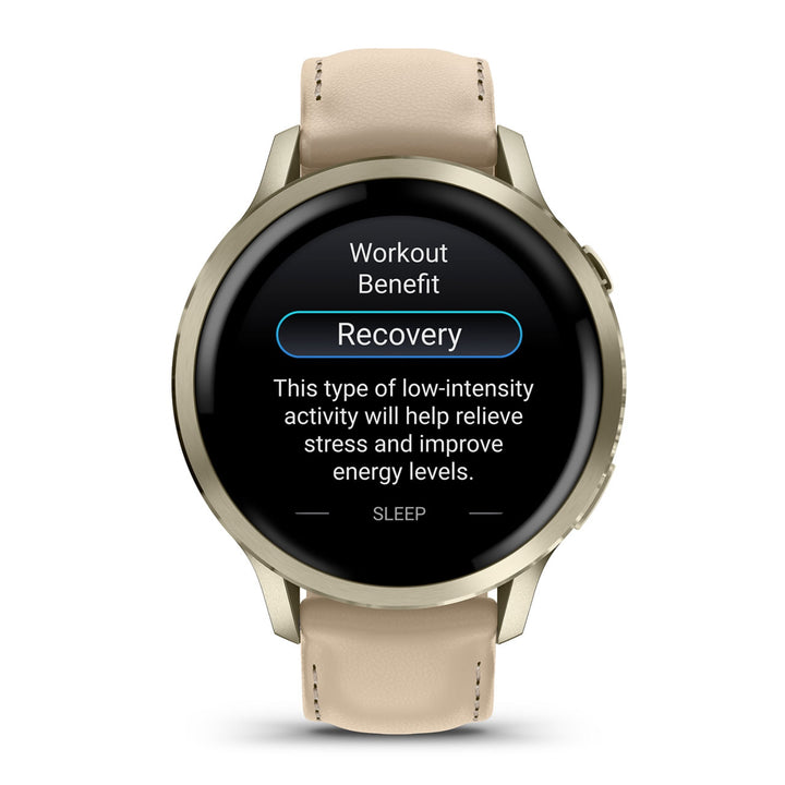 Garmin Venu 4 41mm Lunar Gold Stainless Steel Watch 010-03013-03