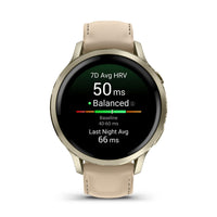 Garmin Venu 4 41mm Lunar Gold Stainless Steel Watch 010-03013-03 - Michael Jones Jeweller