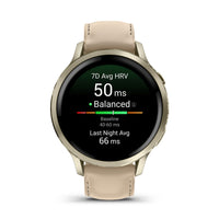 Garmin Venu 4 41mm Lunar Gold Stainless Steel Watch 010-03013-03