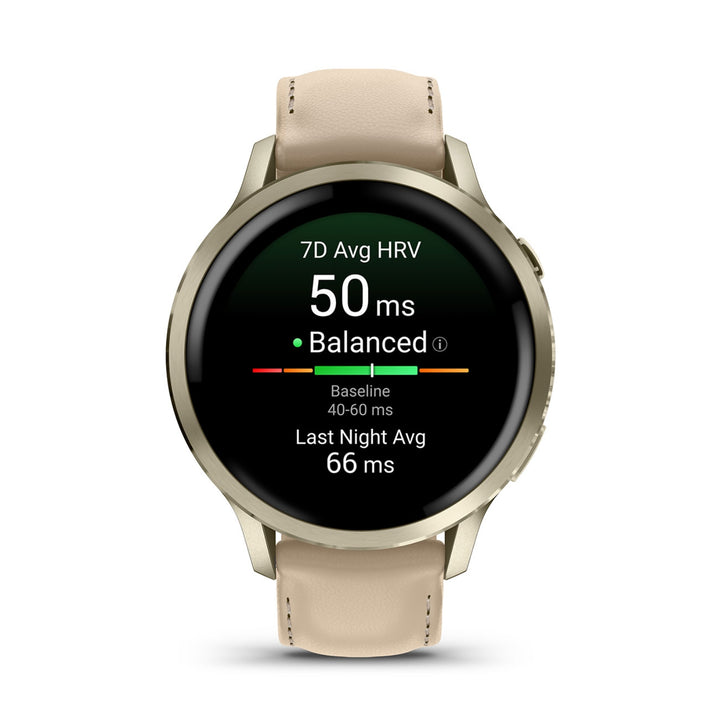 Garmin Venu 4 41mm Lunar Gold Stainless Steel Watch 010-03013-03