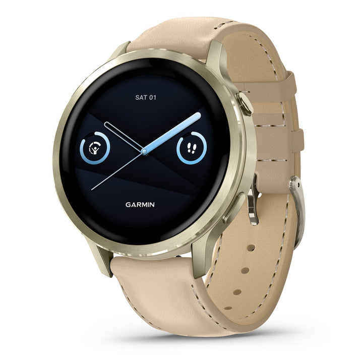 Garmin Venu 4 41mm Lunar Gold Stainless Steel Watch 010-03013-03