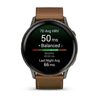 Garmin Venu 4 45mm Slate Stainless Steel Watch 010-03014-03 - Michael Jones Jeweller