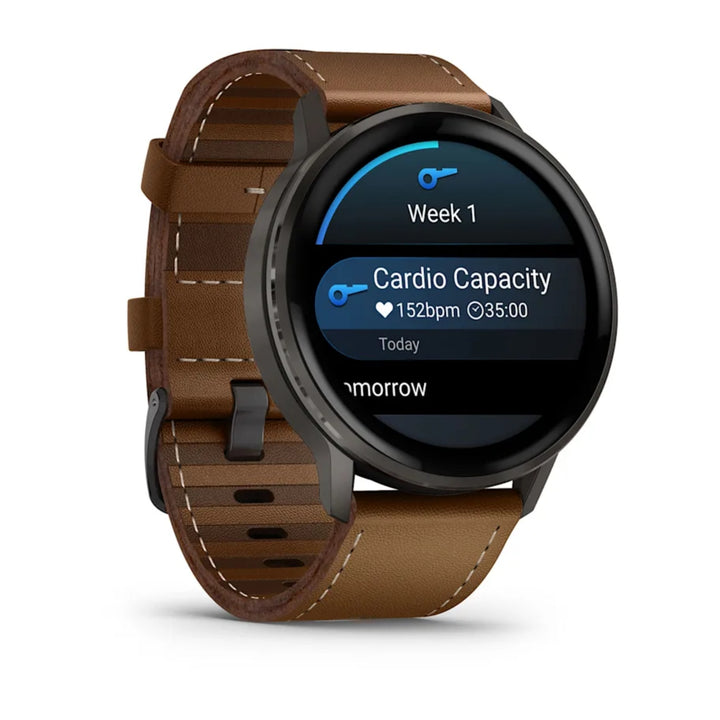 Garmin Venu 4 45mm Slate Stainless Steel Watch 010-03014-03