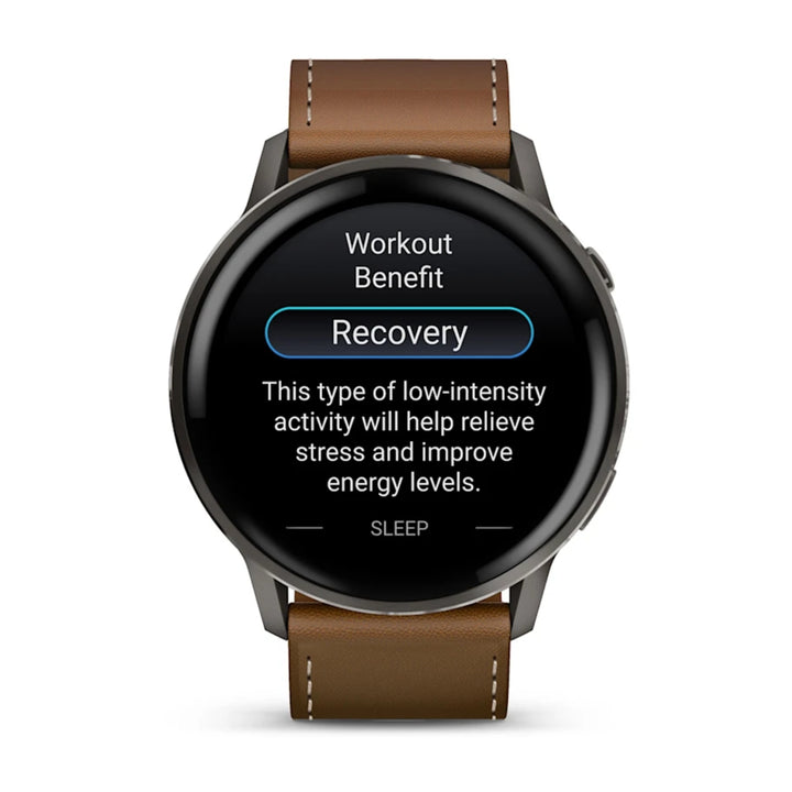 Garmin Venu 4 45mm Slate Stainless Steel Watch 010-03014-03