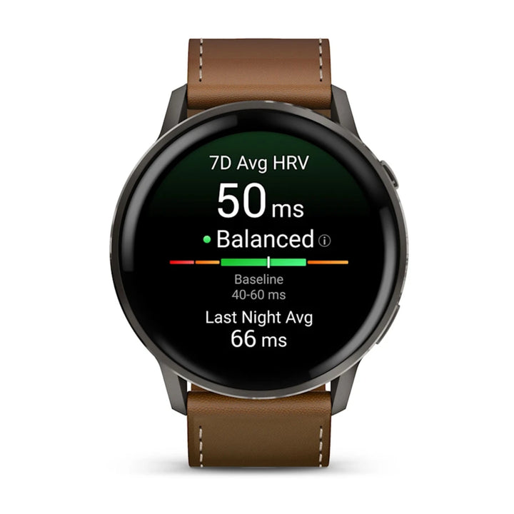 Garmin Venu 4 45mm Slate Stainless Steel Watch 010-03014-03