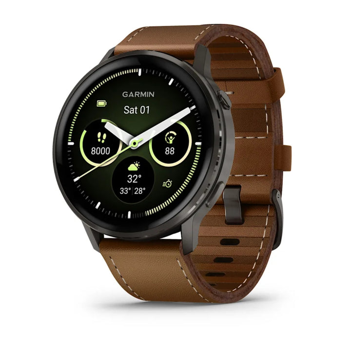 Garmin Venu 4 45mm Slate Stainless Steel Watch 010-03014-03