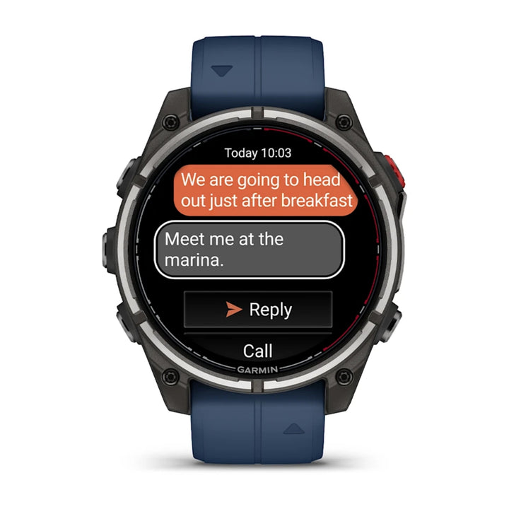 Garmin Quatix® 8 Pro 47mm AMOLED Marine GPS Smartwatch 010-03198-51