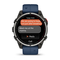 Garmin Quatix® 8 Pro 47mm AMOLED Marine GPS Smartwatch 010-03198-51