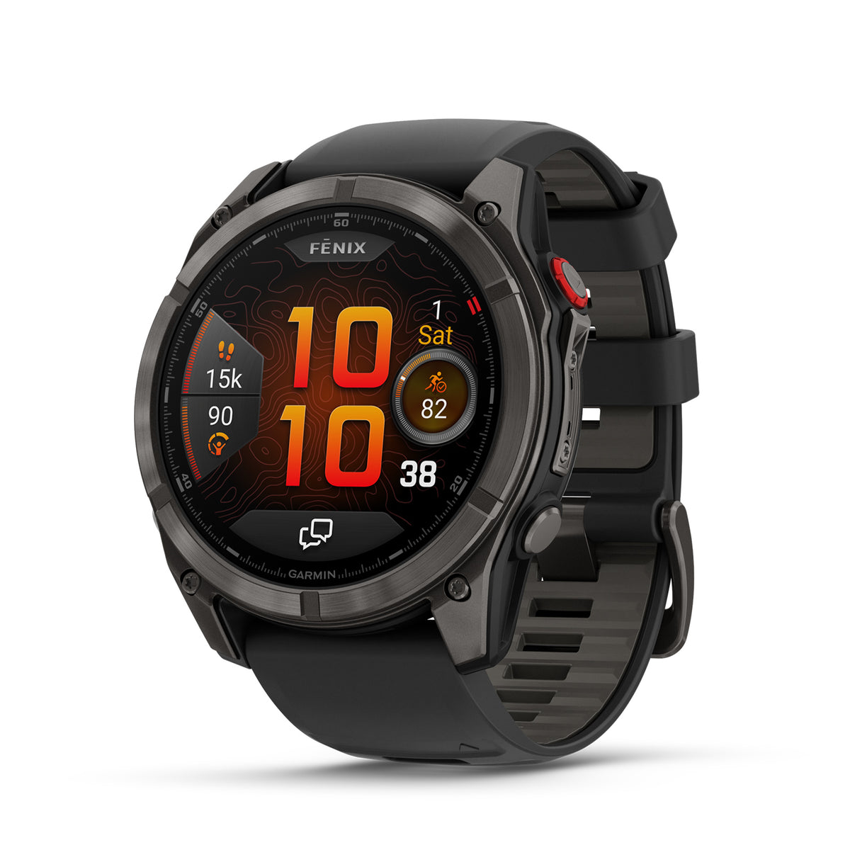 Garmin Fenix 8 Pro 51 mm AMOLEDSapphire Grey DLC Pebble Grey Silicone Titanium Watch 010-03199-01 - Michael Jones Jeweller