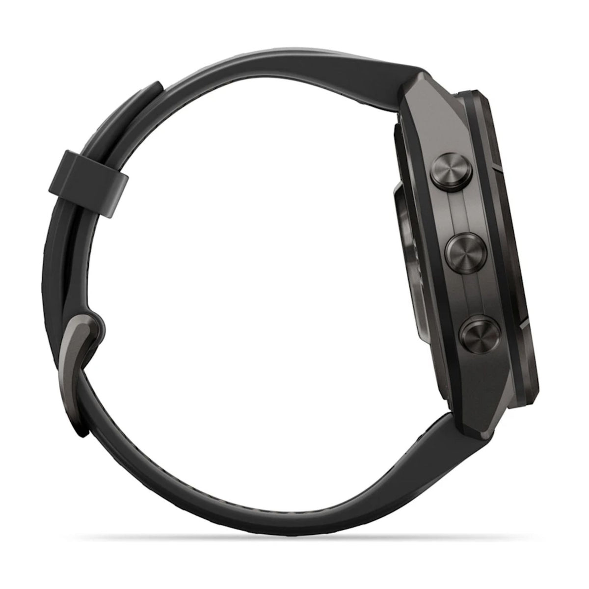 Garmin Fenix 9 Pro 43mm Carbon Grey DLC / Black Pebble Grey Silicone Titanium Watch 010-04335-11