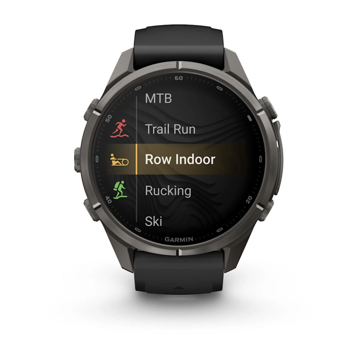 Garmin Fenix 9 Pro 43mm Carbon Grey DLC / Black Pebble Grey Silicone Titanium Watch 010-04335-11