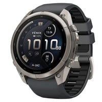 Garmin Fenix 9 Pro AMOLED InReach 51mm Graphite/Black Silicone Titanium Watch 010-04337-21