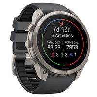 Garmin Fenix 9 Pro AMOLED InReach 51mm Graphite/Black Silicone Titanium Watch 010-04337-21