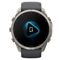 Garmin Fenix 9 Pro AMOLED InReach 51mm Graphite/Black Silicone Titanium Watch 010-04337-21