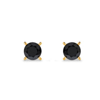 Coeur de Lion Glam Dot 5 mm gold-black Stud Earrings - Michael Jones Jeweller
