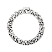 FOPE Flex'it Souls 18ct White Gold Sapphire Ring Medium - Michael Jones Jeweller