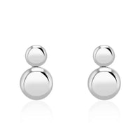 Double Ball Stud Earrings