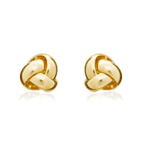 Classic Knot 18ct Yellow Gold Stud Earrings