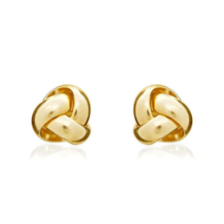 Classic Knot 18ct Yellow Gold Stud Earrings