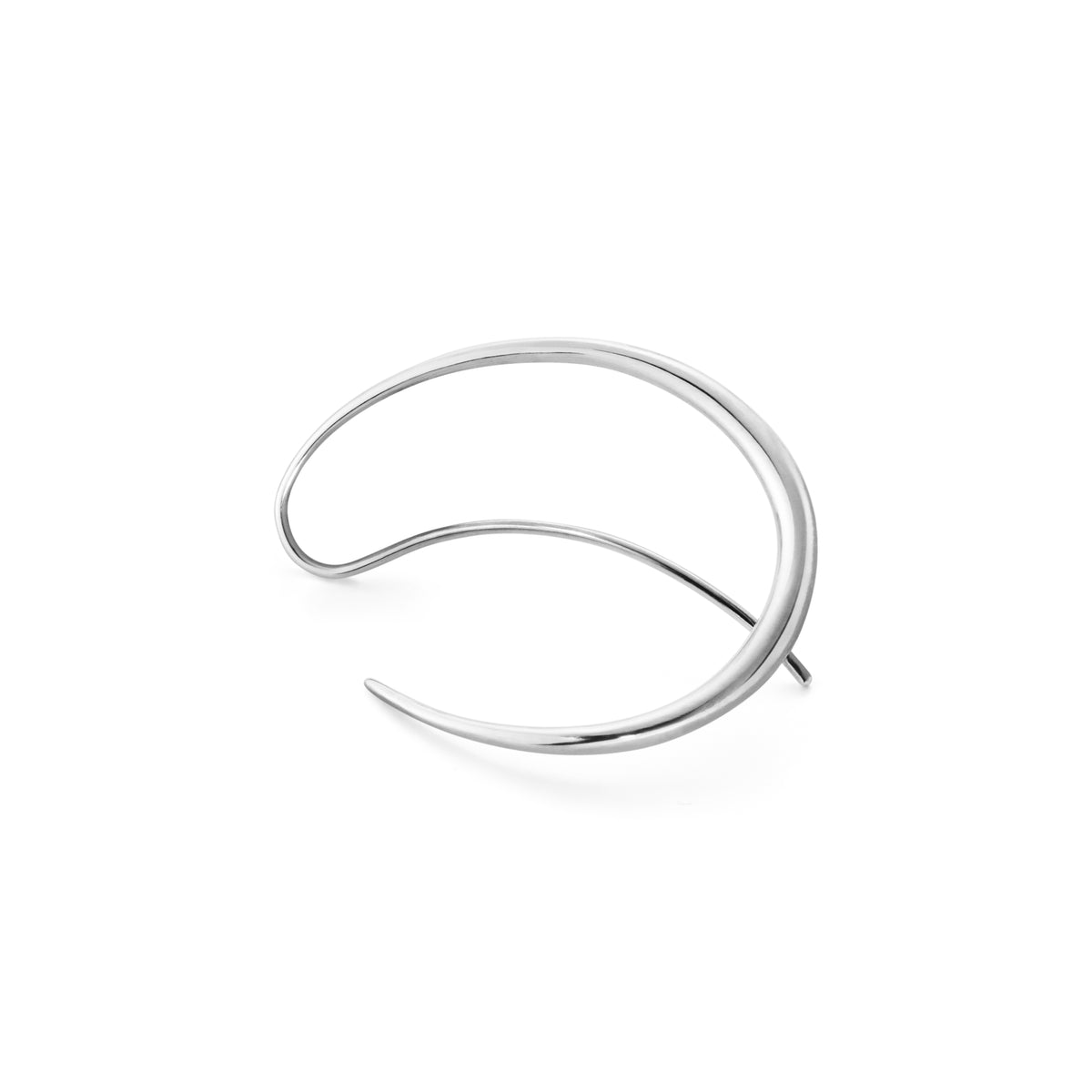 Georg Jensen OFFSPRING Sterling Silver Double Earhoops - Michael Jones Jeweller