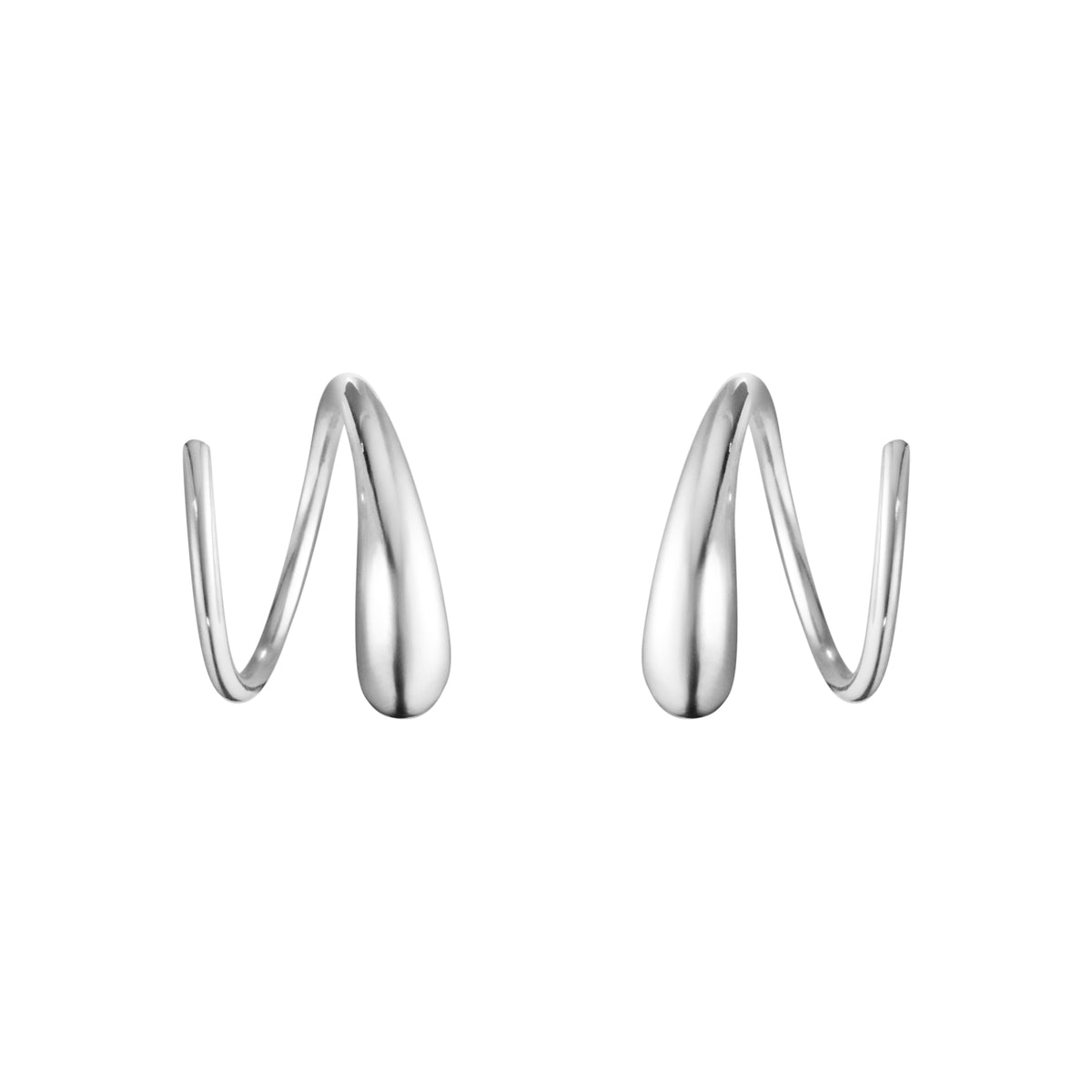 Georg Jensen MERCY Sterling Silver Swirl Earrings
