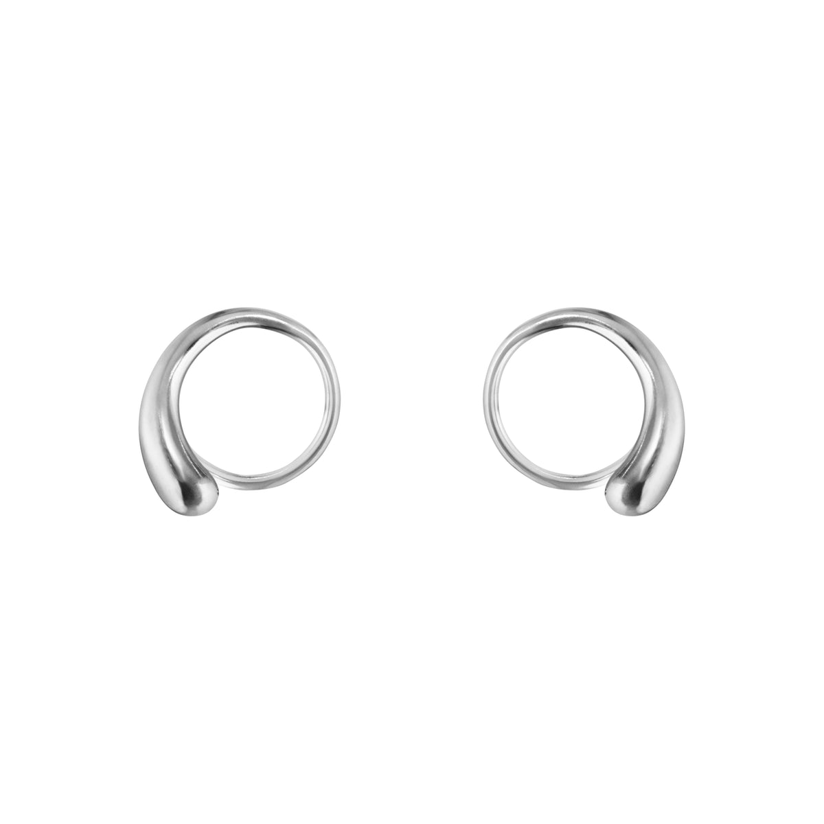 Georg Jensen MERCY Sterling Silver Swirl Earrings