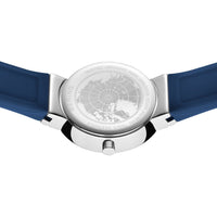 Bering Classic Polished Blue Quartz Watch 10129-707