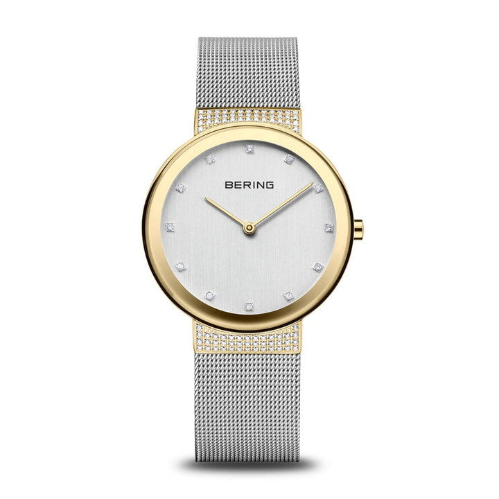 Bering Classic Gold Plated 35mm Quartz Watch 10135-0105
