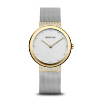 Bering Classic Gold Plated 35mm Quartz Watch 10135-0105