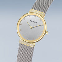 Bering Classic Gold Plated 35mm Quartz Watch 10135-0105