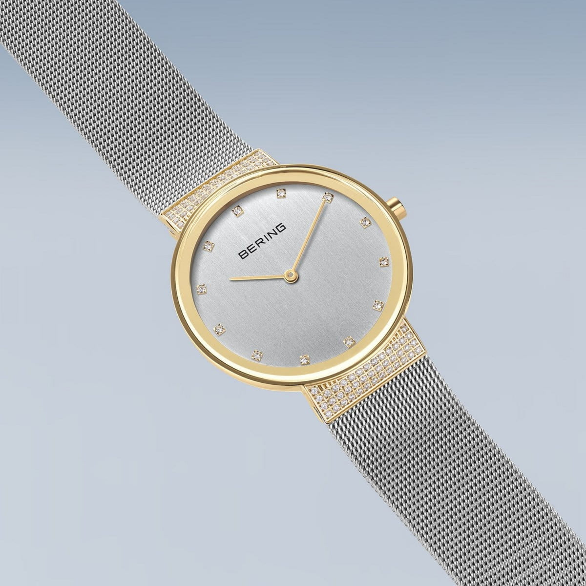 Bering Classic Gold Plated 35mm Quartz Watch 10135-0105