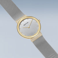 Bering Classic Gold Plated 35mm Quartz Watch 10135-0105