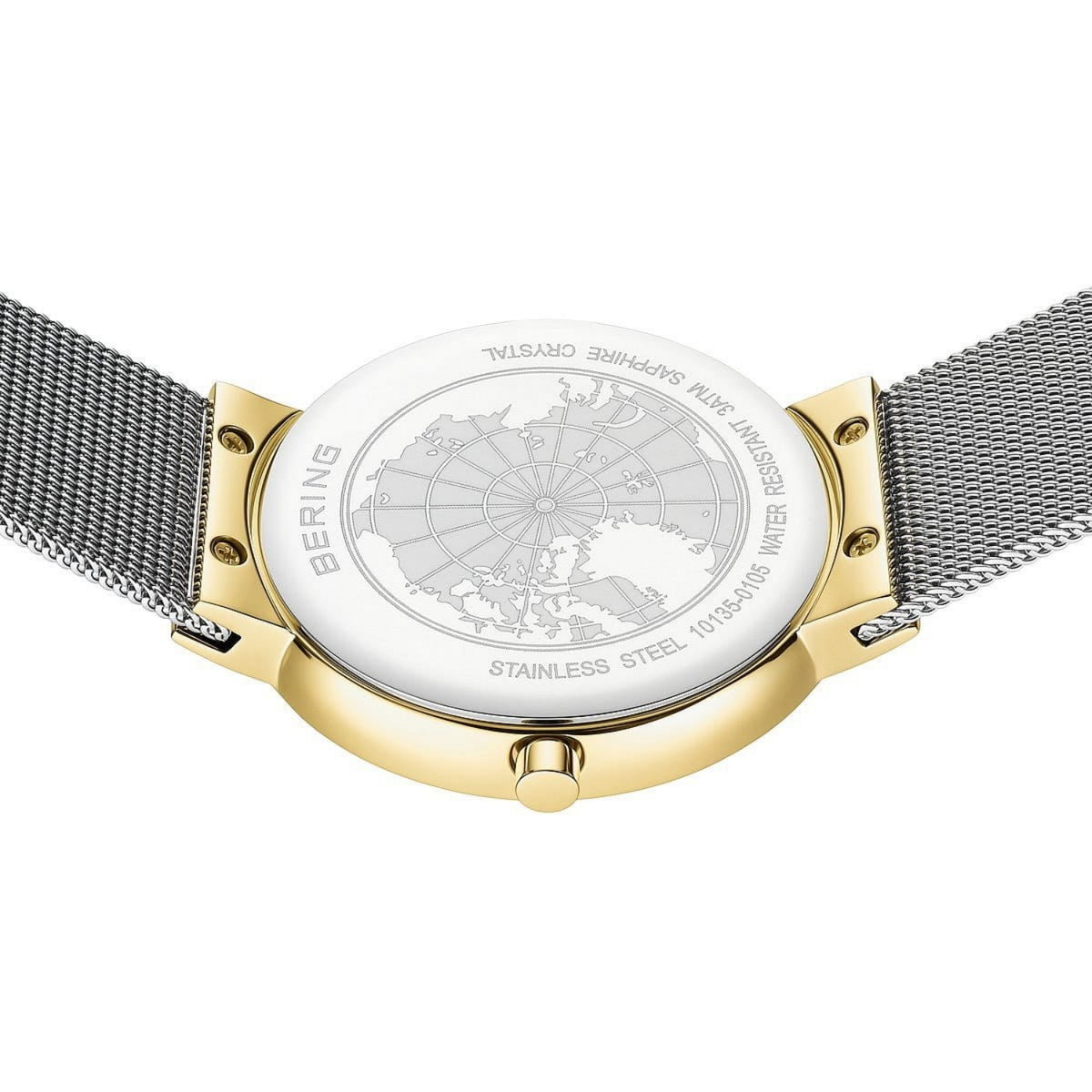 Bering Classic Gold Plated 35mm Quartz Watch 10135-0105