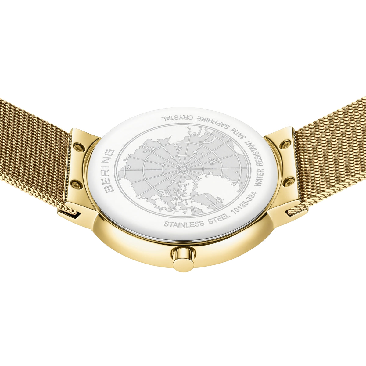 Bering Classic Diamond Gold Plated Quartz Watch 10135-334 - Michael Jones Jeweller