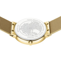 Bering Classic Diamond Gold Plated Quartz Watch 10135-334