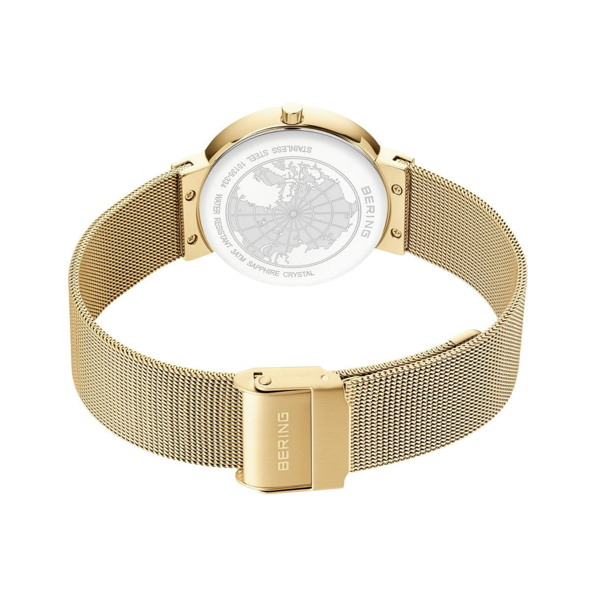 Bering Classic Diamond Gold Plated Quartz Watch 10135-334 - Michael Jones Jeweller
