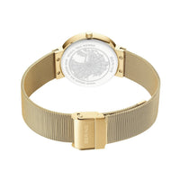 Bering Classic Diamond Gold Plated Quartz Watch 10135-334