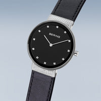 Bering Classic Crystal Black Quartz Watch 10135-4025