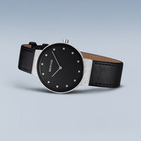 Bering Classic Crystal Black Quartz Watch 10135-4025