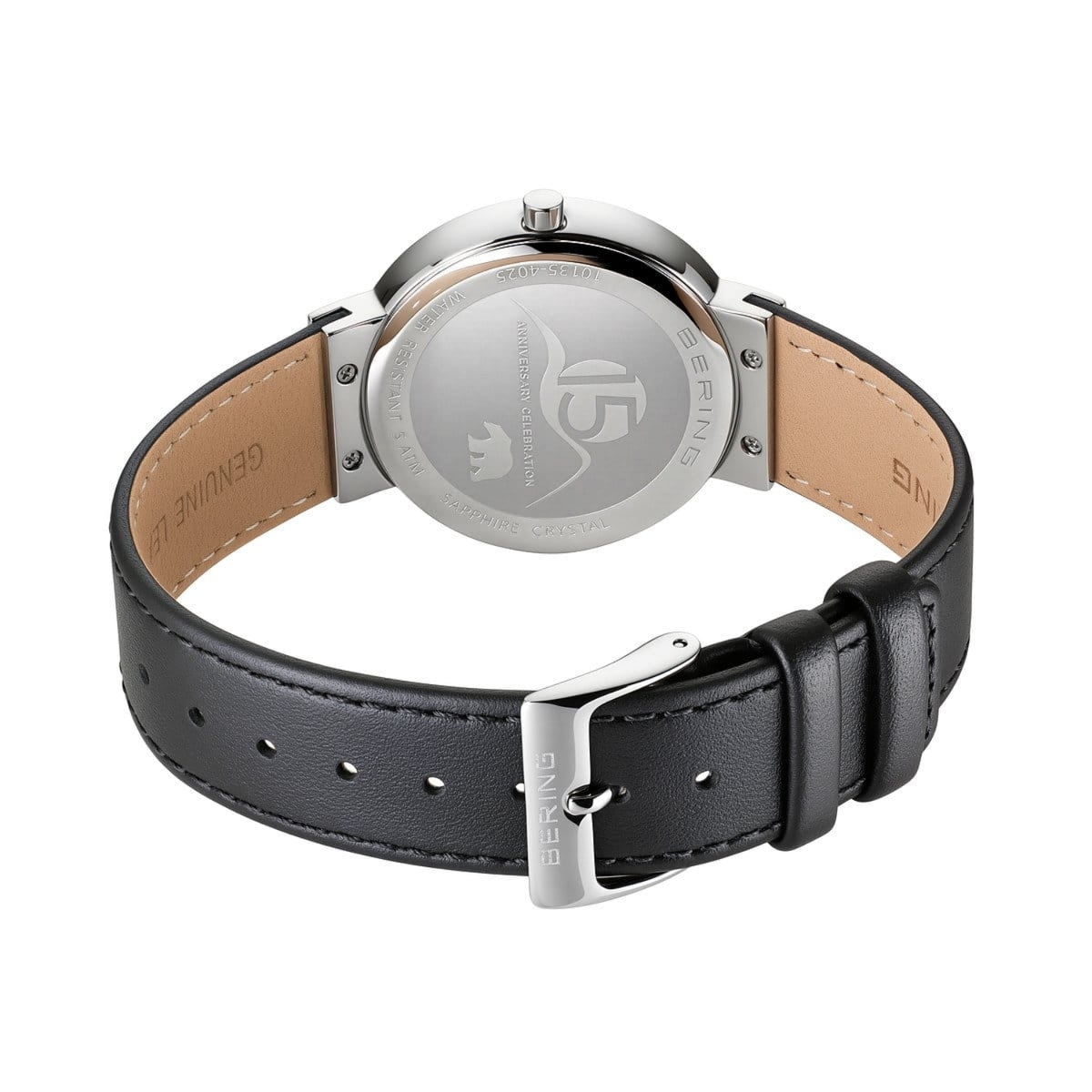 Bering Classic Crystal Black Quartz Watch 10135-4025 - Michael Jones Jeweller