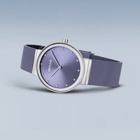 Bering Classic Lavendar Stainless Steel Quartz Watch 10135-908