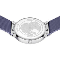 Bering Classic Lavendar Stainless Steel Quartz Watch 10135-908