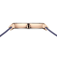 Bering Classic Lavendar Rose Gold PVD Quartz Watch 10135-968