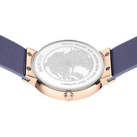 Bering Classic Lavendar Rose Gold PVD Quartz Watch 10135-968