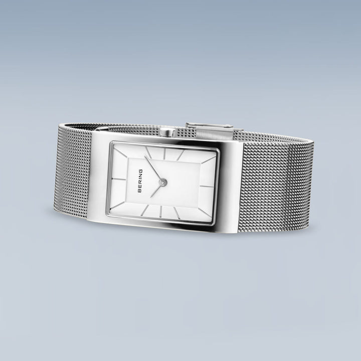 Bering Classic Rectangular Quartz Watch 10222-004-S