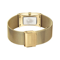 Bering Classic Rectangular Gold Plated Watch 10222-331-S